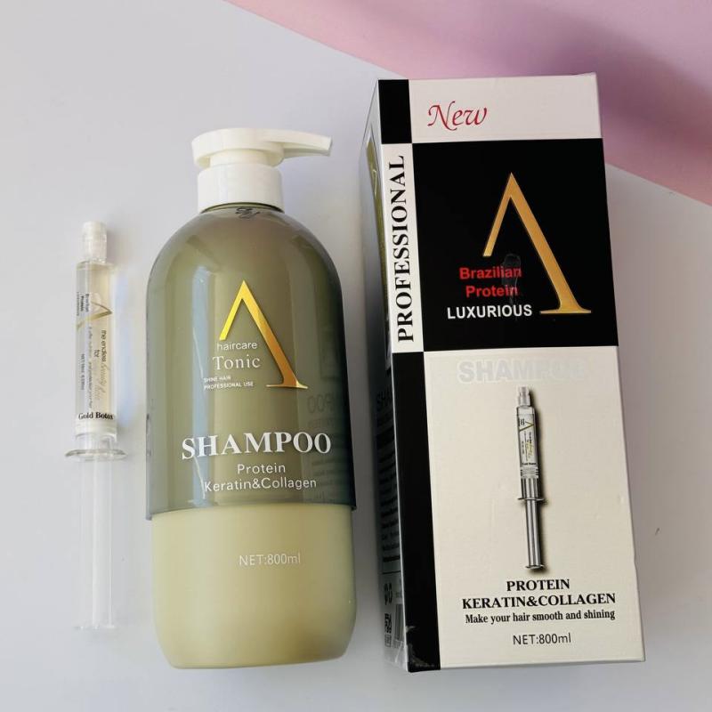 شامپو کلاژن و پروتئینه A طلایی اورجینال